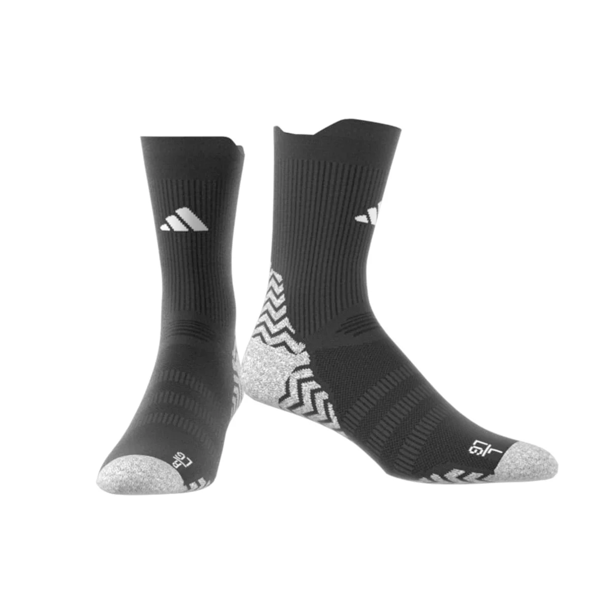 Chaussettes en maille matelassées Adidas GRIP Performance Noires – Image 5