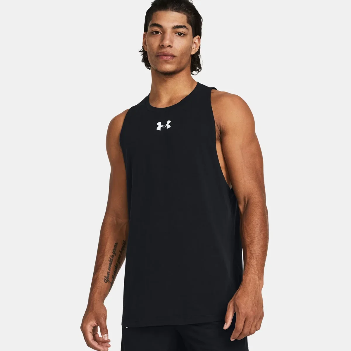 Débardeur UA Zone pour homme Under armour Noir et blanc