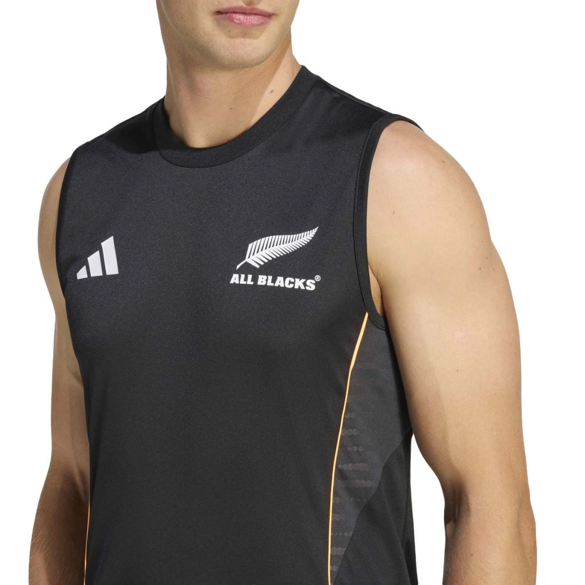 Débardeur d’entrainement Adidas All Blacks Marvel Noir – Image 6