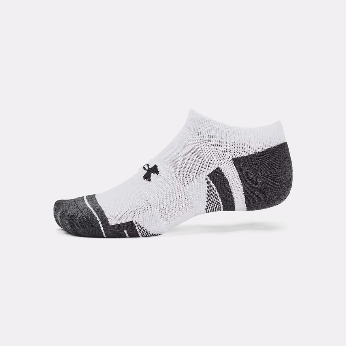 Lot de 3 paires de chaussettes invisibles blanches Under Armour Performance Tech – Image 3