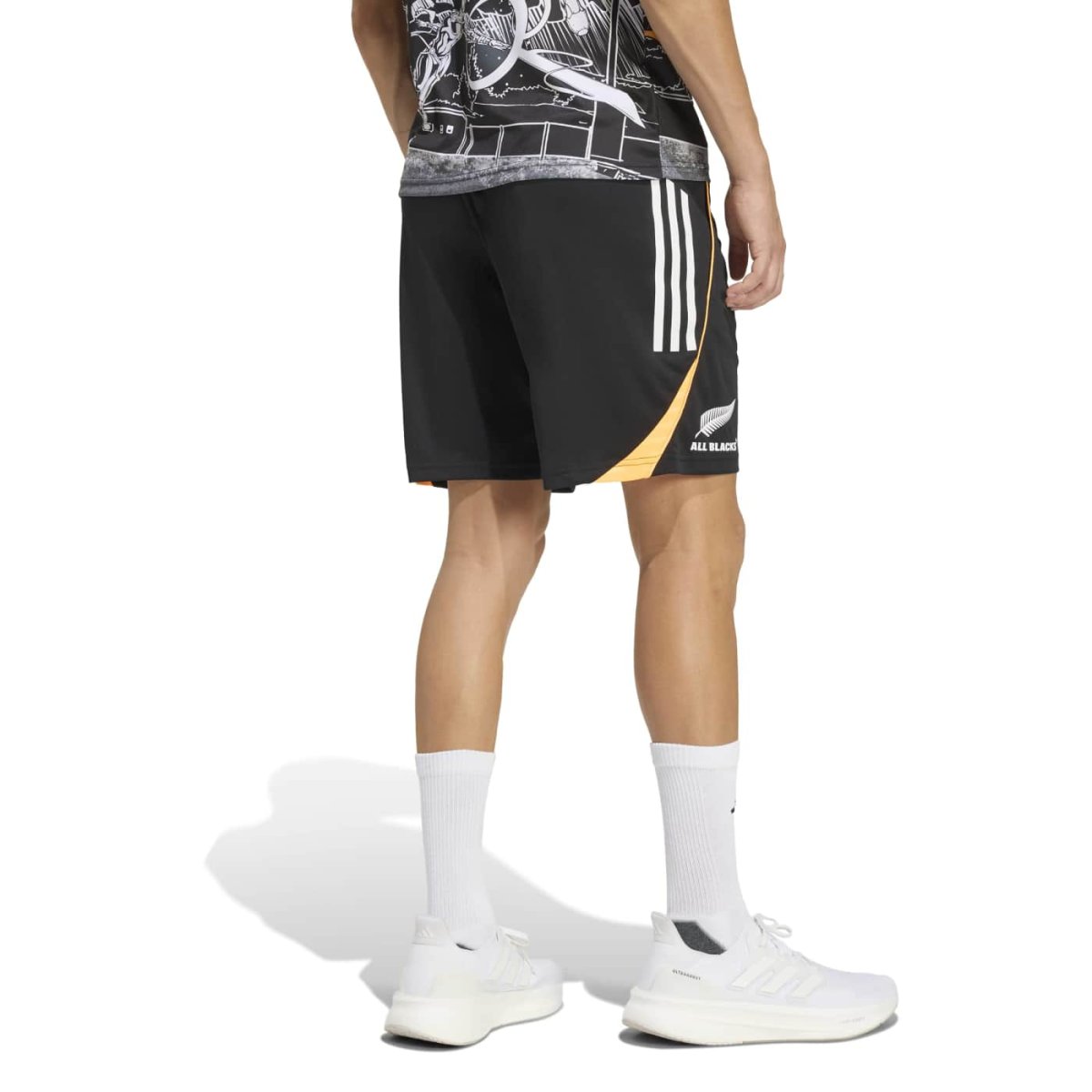 Short d’entrainement Rugby All Blacks Noir – Image 2