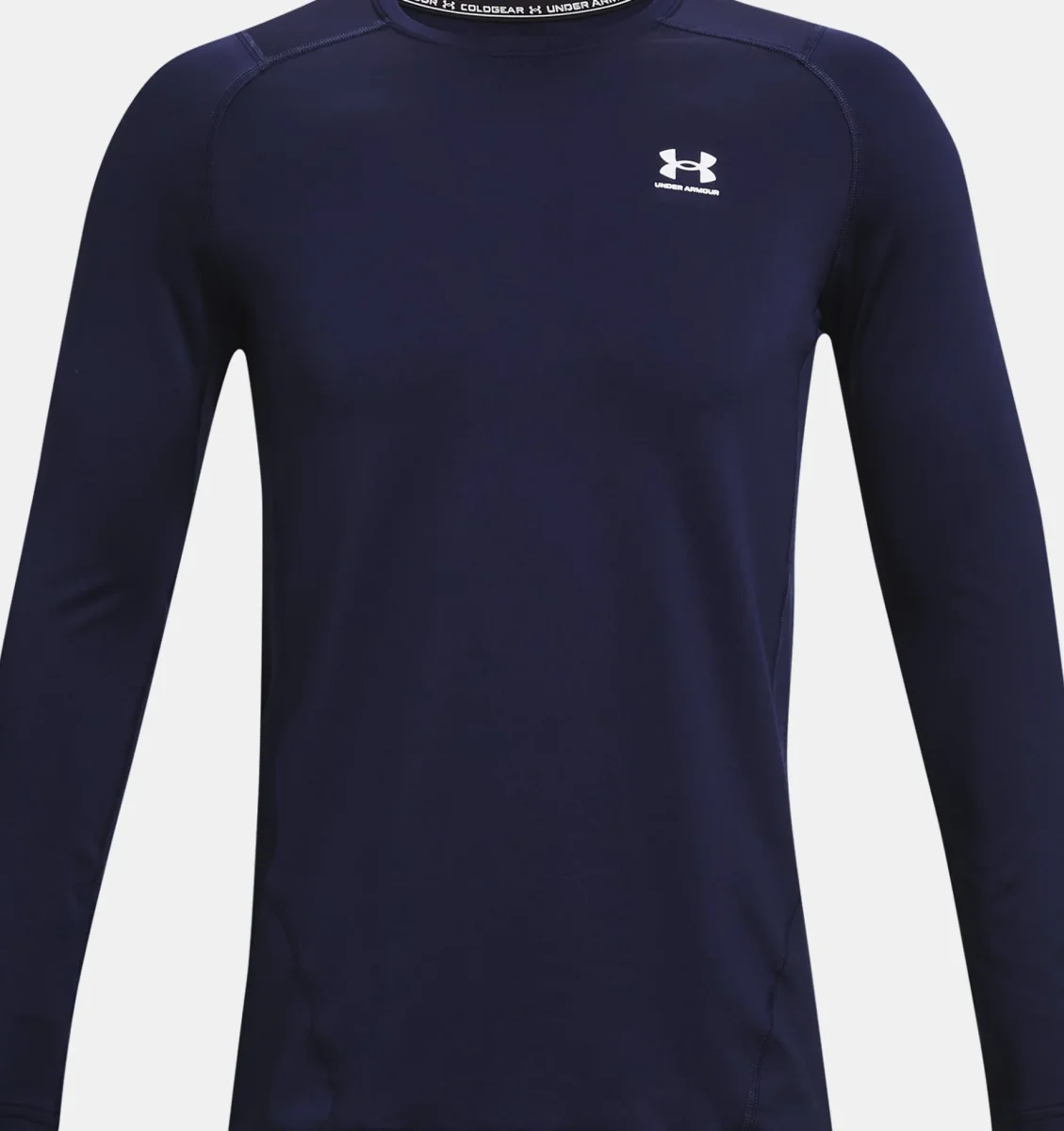 T-shirt manches longues Lycra ColdGear® Under Armour Bleu marine – Image 4
